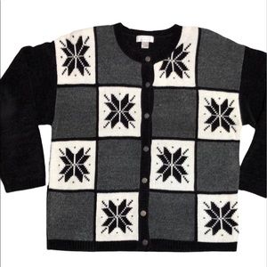 Christopher & Banks Button Down Cardigan Size L